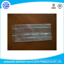 Clear Custom Logo Plastic Bag With Side Gusset